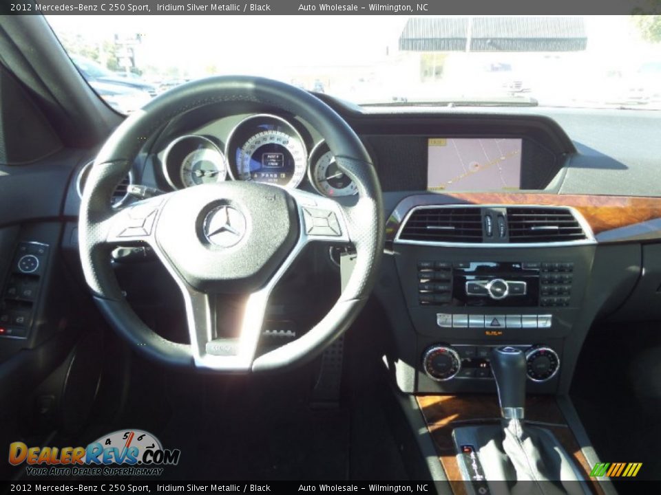 2012 Mercedes-Benz C 250 Sport Iridium Silver Metallic / Black Photo #15