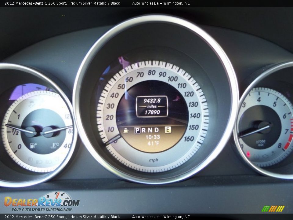 2012 Mercedes-Benz C 250 Sport Iridium Silver Metallic / Black Photo #16