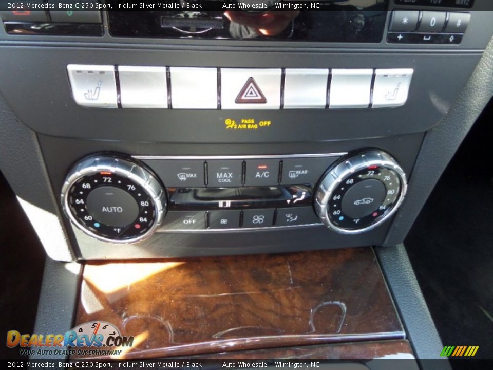 2012 Mercedes-Benz C 250 Sport Iridium Silver Metallic / Black Photo #20
