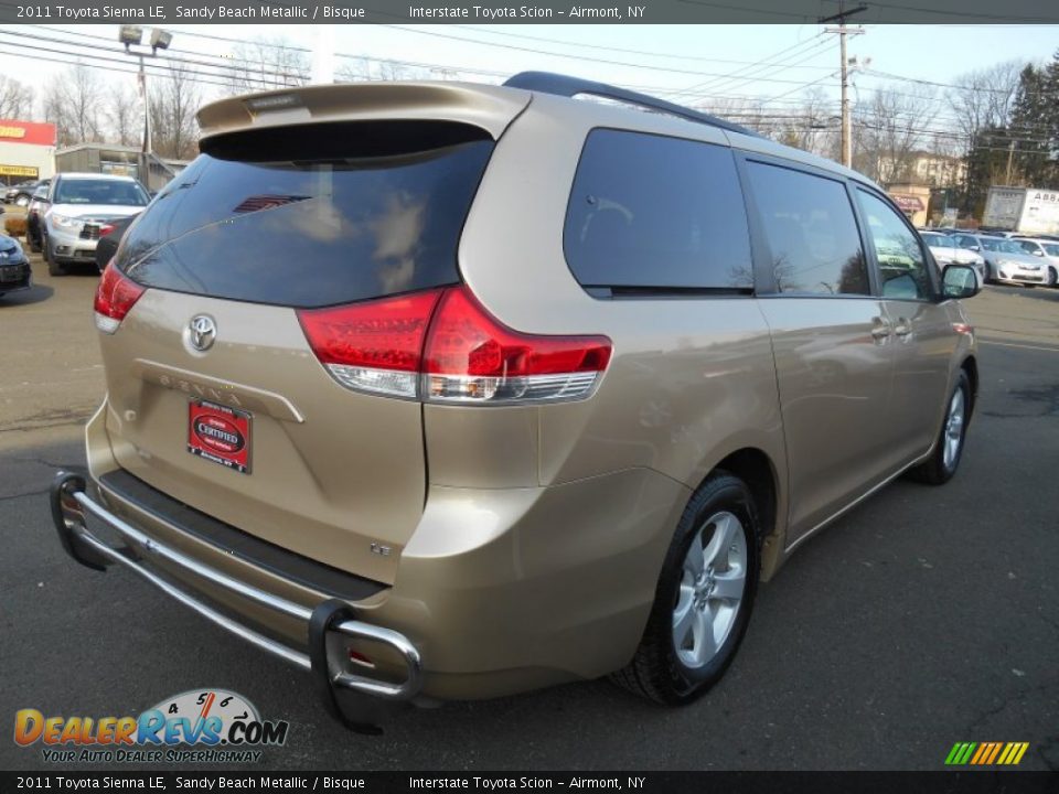 2011 Toyota Sienna LE Sandy Beach Metallic / Bisque Photo #4