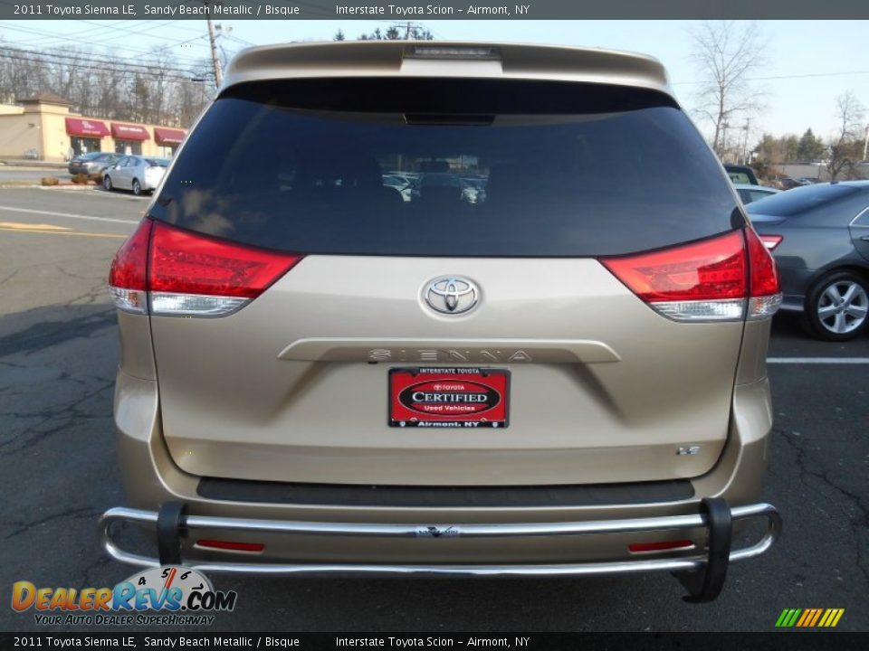 2011 Toyota Sienna LE Sandy Beach Metallic / Bisque Photo #5