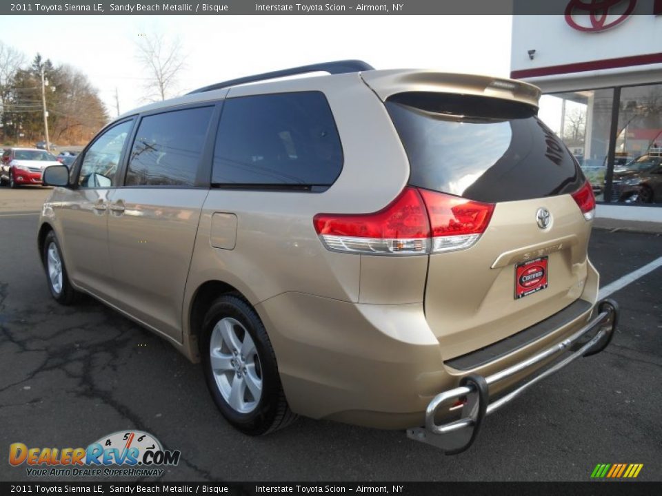 2011 Toyota Sienna LE Sandy Beach Metallic / Bisque Photo #6