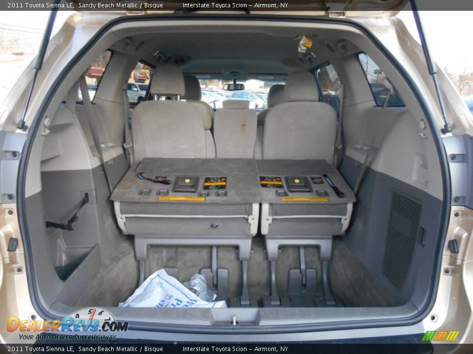 2011 Toyota Sienna LE Trunk Photo #16