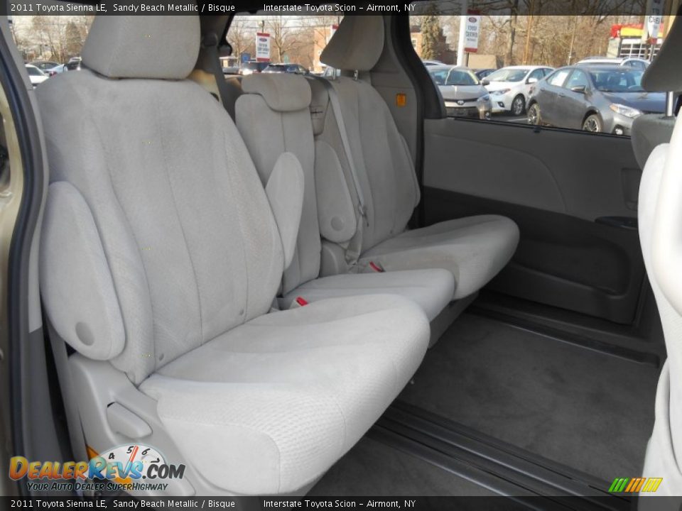 Rear Seat of 2011 Toyota Sienna LE Photo #17