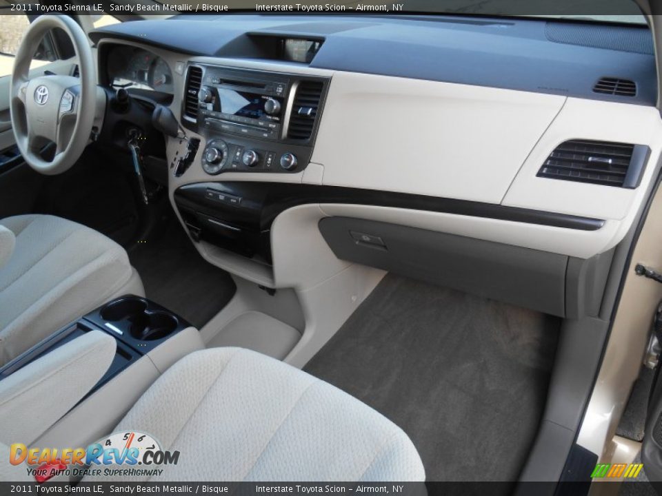 Dashboard of 2011 Toyota Sienna LE Photo #19