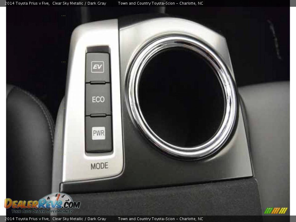 2014 Toyota Prius v Five Clear Sky Metallic / Dark Gray Photo #26
