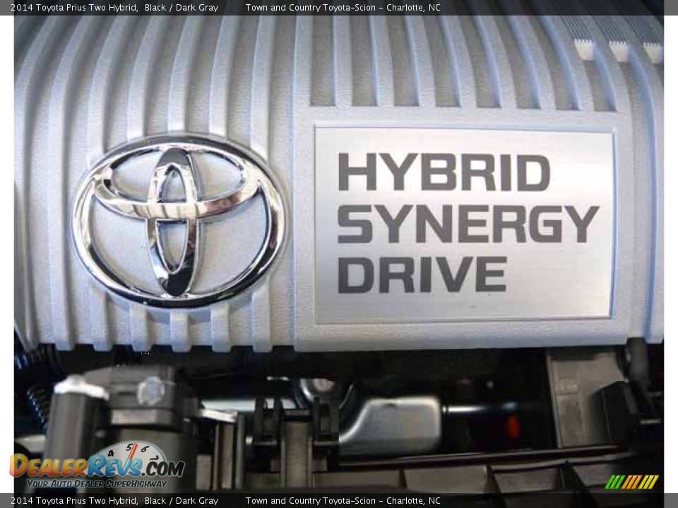 2014 Toyota Prius Two Hybrid Black / Dark Gray Photo #33