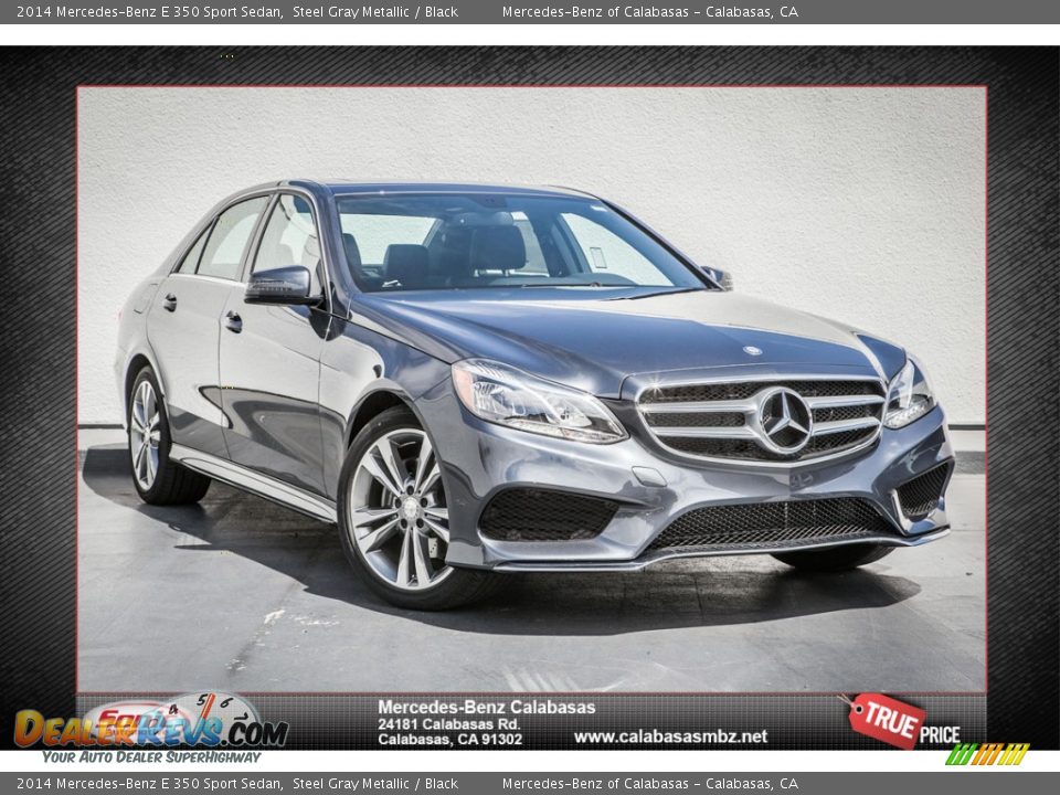 2014 Mercedes-Benz E 350 Sport Sedan Steel Gray Metallic / Black Photo #1