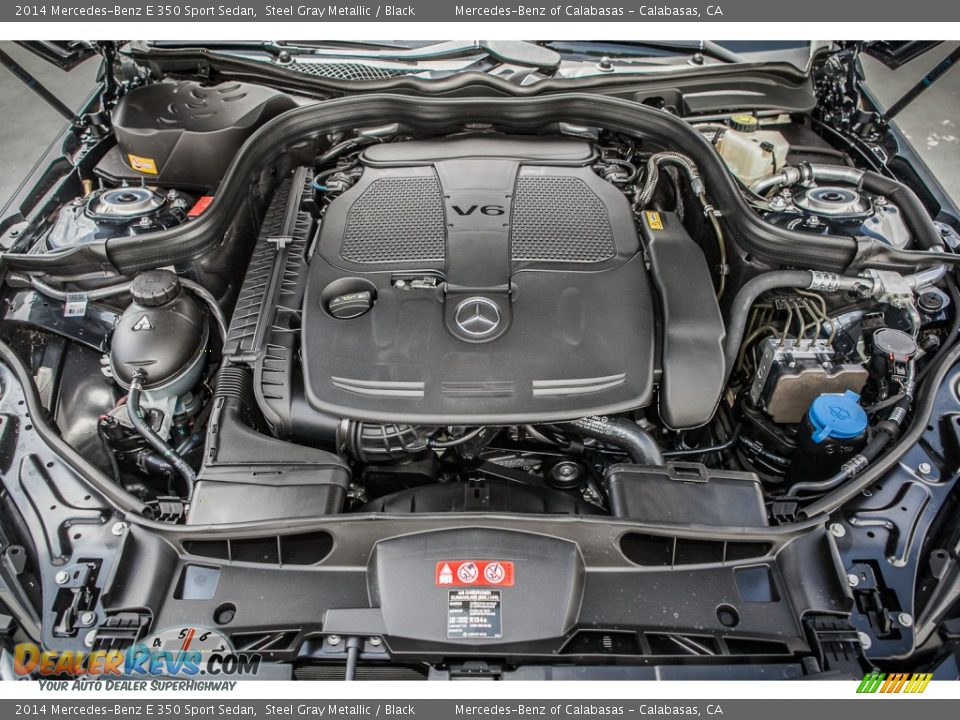 2014 Mercedes-Benz E 350 Sport Sedan Steel Gray Metallic / Black Photo #9
