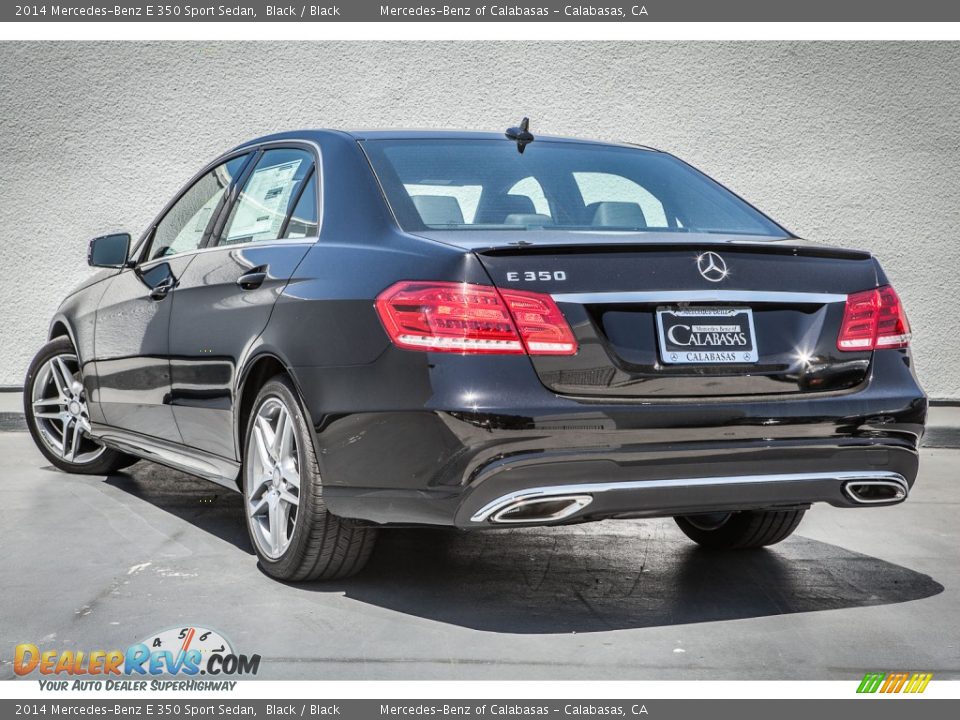 2014 Mercedes-Benz E 350 Sport Sedan Black / Black Photo #2