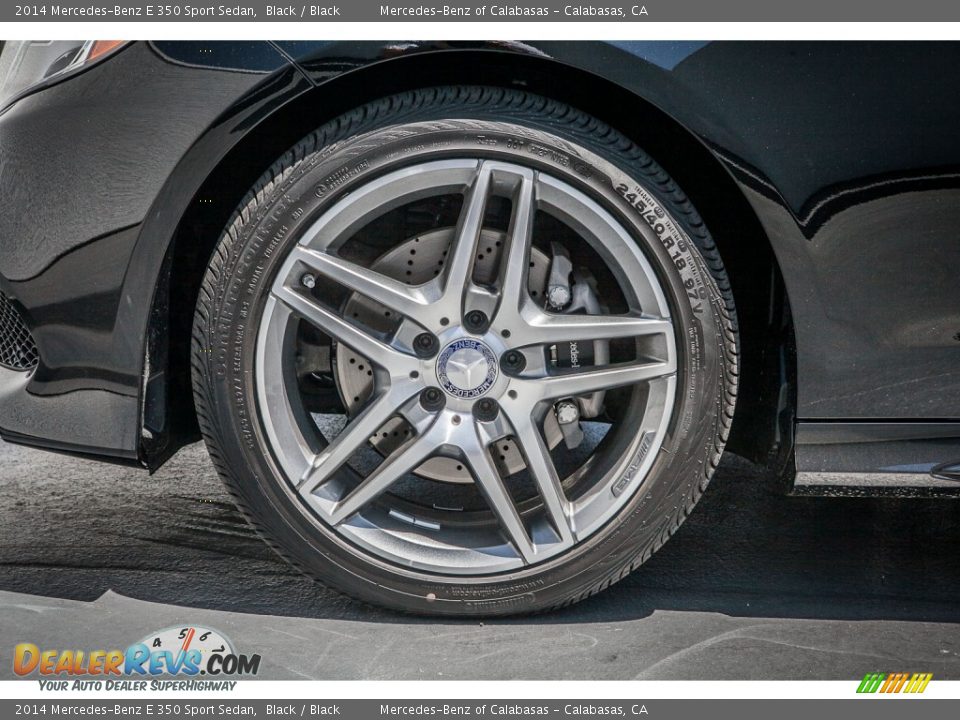 2014 Mercedes-Benz E 350 Sport Sedan Black / Black Photo #10