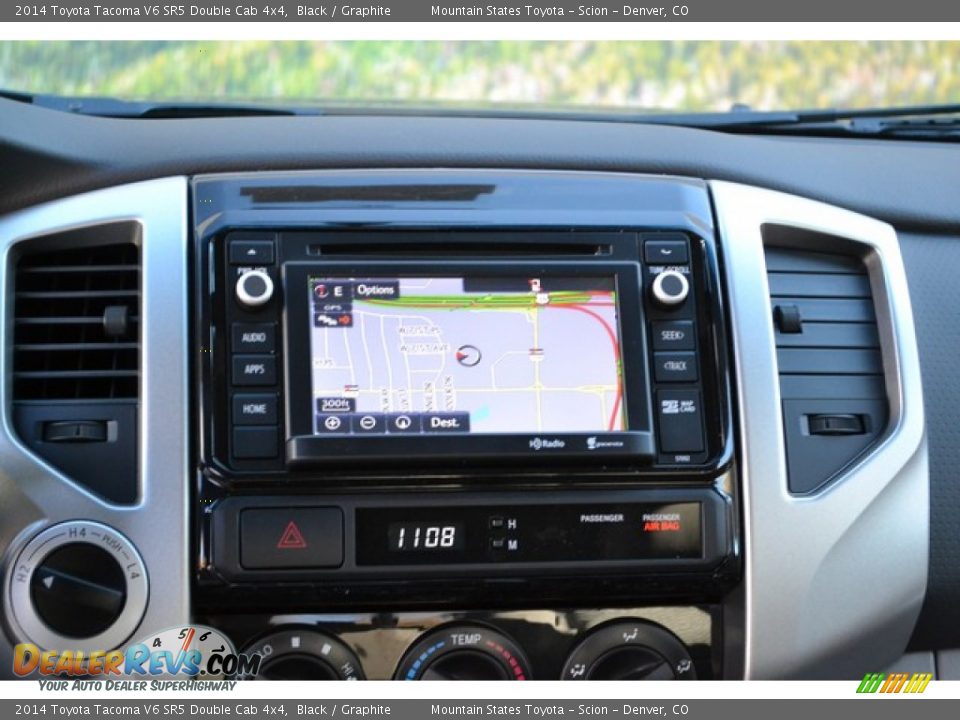 2014 Toyota Tacoma V6 SR5 Double Cab 4x4 Black / Graphite Photo #6