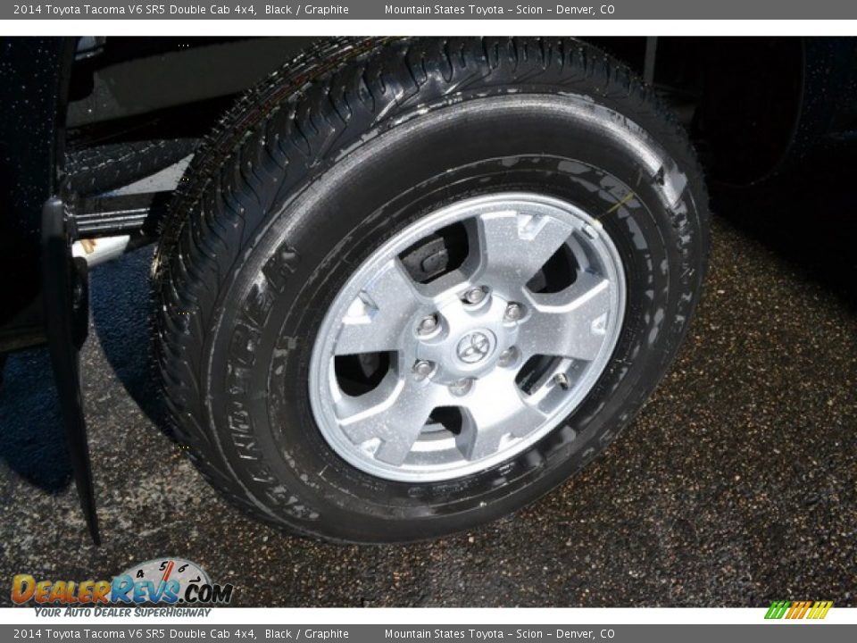 2014 Toyota Tacoma V6 SR5 Double Cab 4x4 Black / Graphite Photo #9