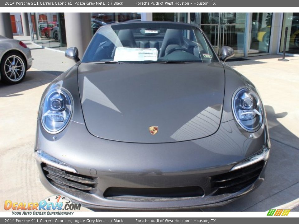 Agate Grey Metallic 2014 Porsche 911 Carrera Cabriolet Photo #2