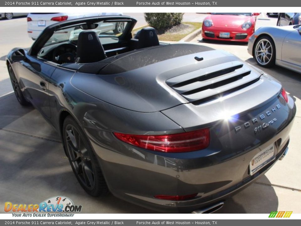 2014 Porsche 911 Carrera Cabriolet Agate Grey Metallic / Black Photo #5