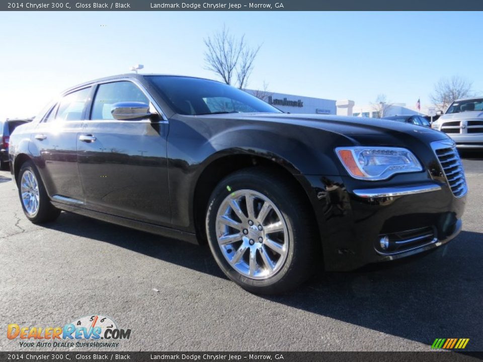 2014 Chrysler 300 C Gloss Black / Black Photo #4