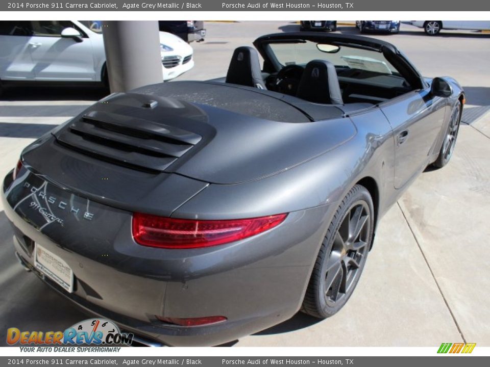 2014 Porsche 911 Carrera Cabriolet Agate Grey Metallic / Black Photo #7