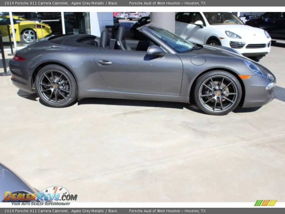 2014 Porsche 911 Carrera Cabriolet Agate Grey Metallic / Black Photo #8