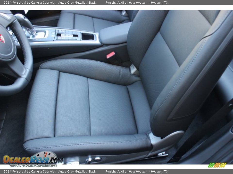 2014 Porsche 911 Carrera Cabriolet Agate Grey Metallic / Black Photo #14