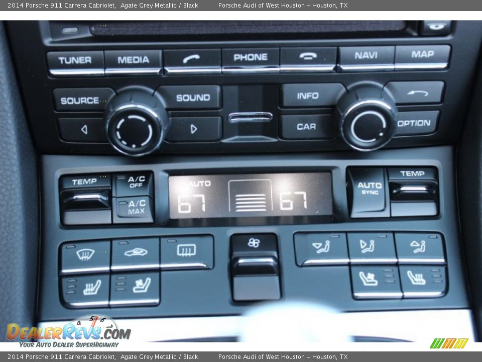 Controls of 2014 Porsche 911 Carrera Cabriolet Photo #20