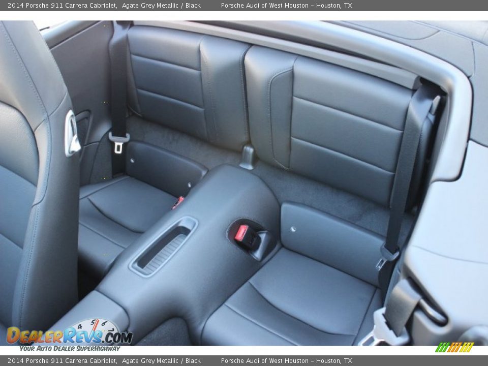 Rear Seat of 2014 Porsche 911 Carrera Cabriolet Photo #24