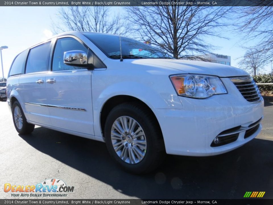 2014 Chrysler Town & Country Limited Bright White / Black/Light Graystone Photo #4