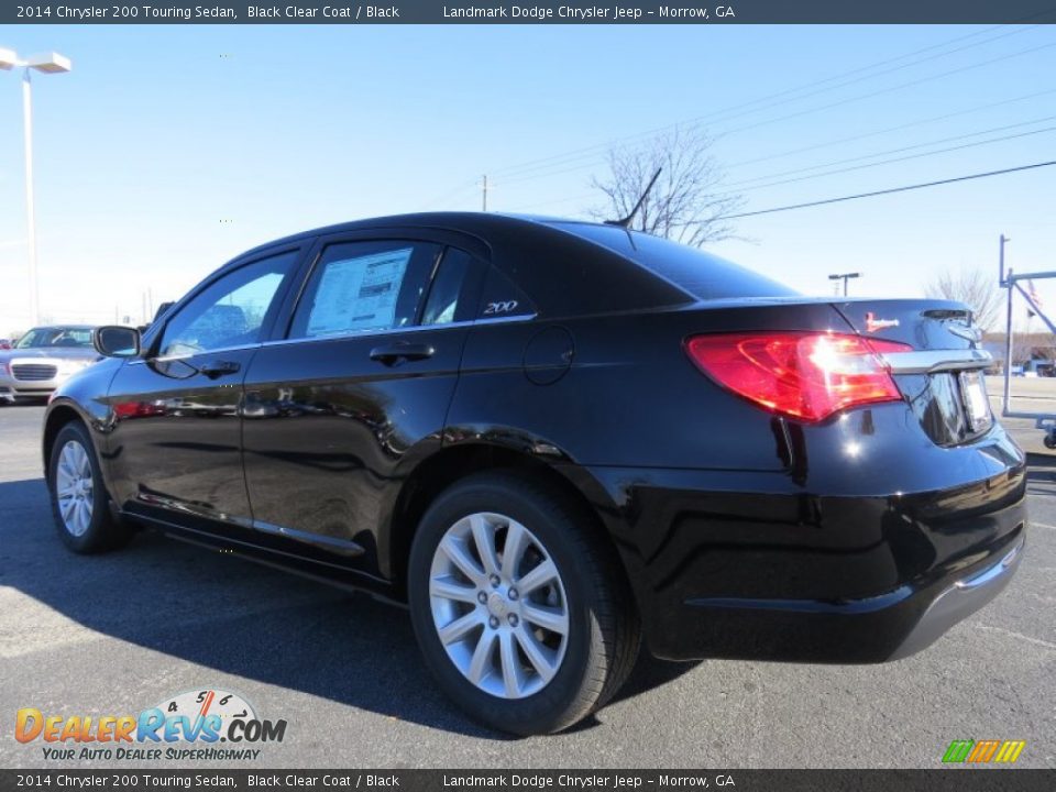 2014 Chrysler 200 Touring Sedan Black Clear Coat / Black Photo #2