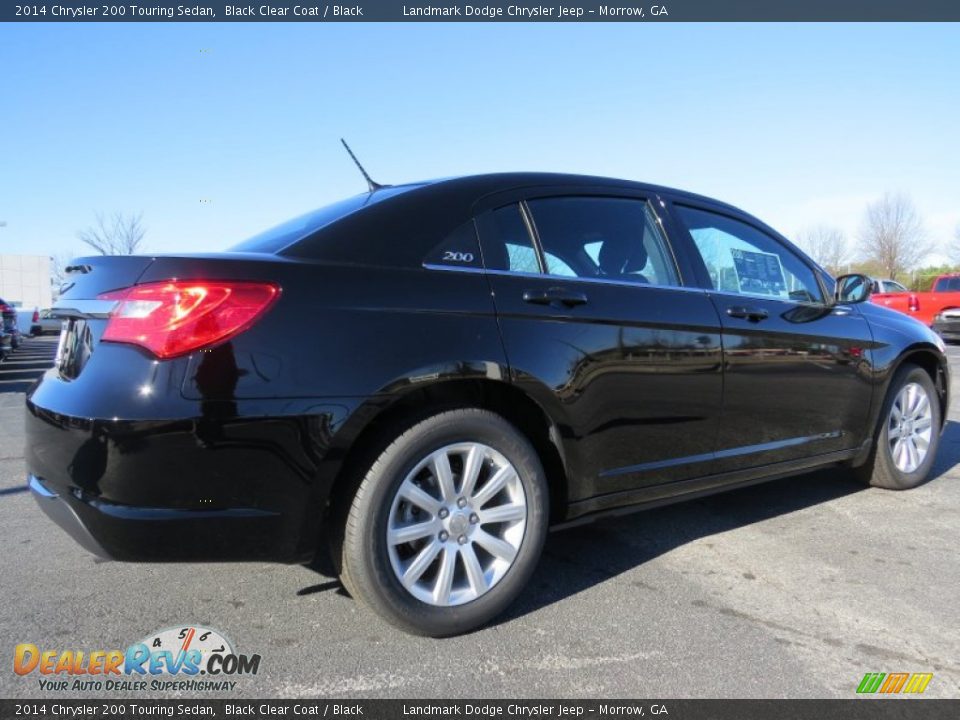 2014 Chrysler 200 Touring Sedan Black Clear Coat / Black Photo #3