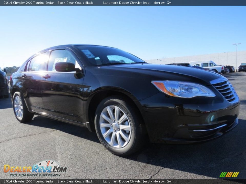 2014 Chrysler 200 Touring Sedan Black Clear Coat / Black Photo #4