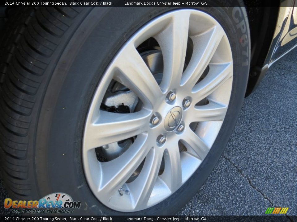 2014 Chrysler 200 Touring Sedan Black Clear Coat / Black Photo #5