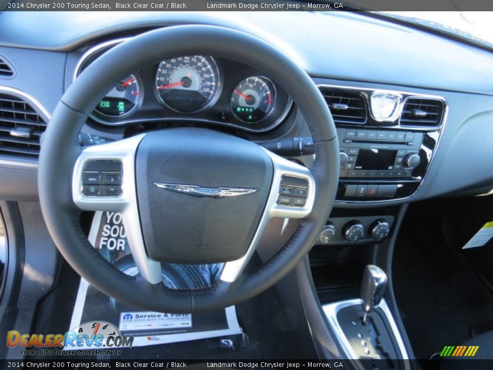 2014 Chrysler 200 Touring Sedan Black Clear Coat / Black Photo #7