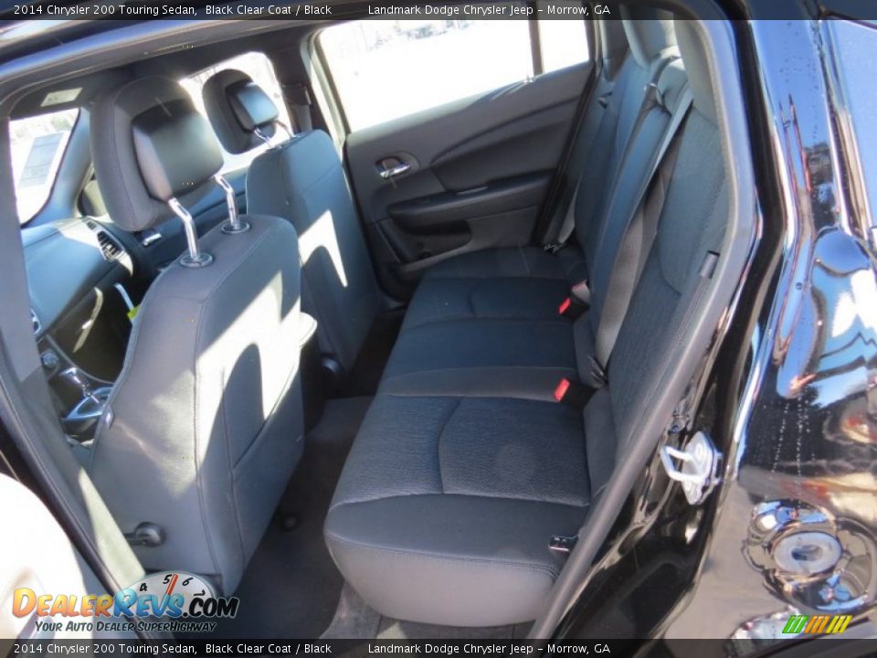 2014 Chrysler 200 Touring Sedan Black Clear Coat / Black Photo #8