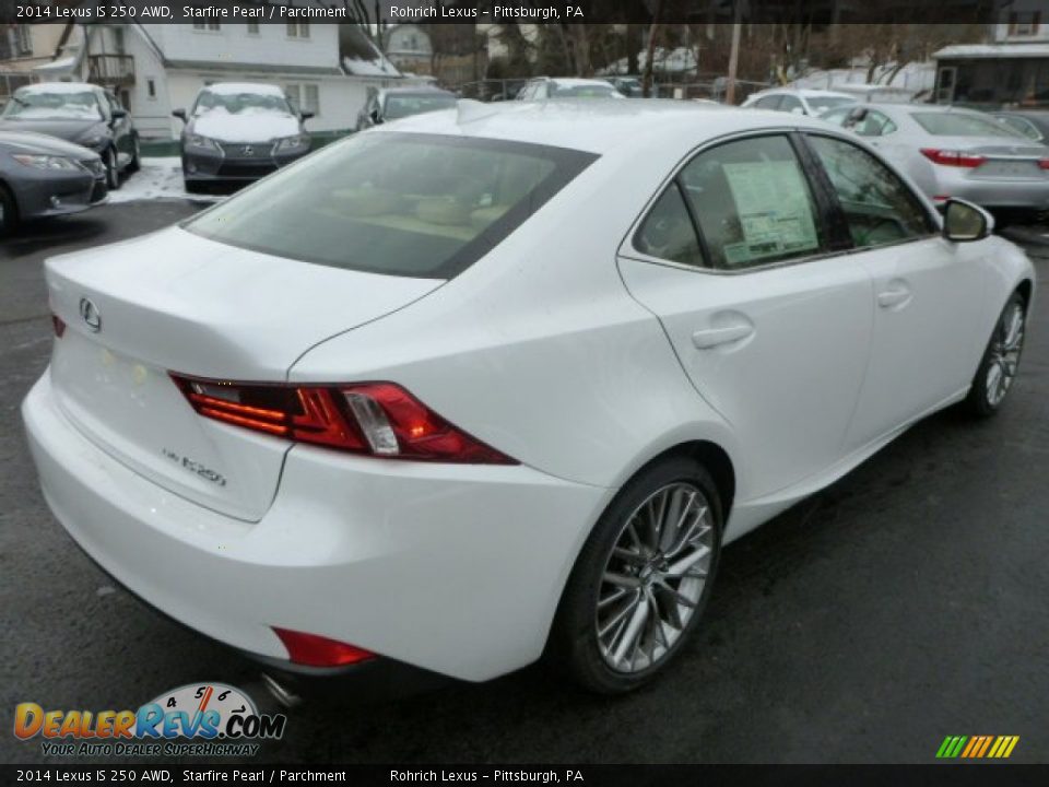 2014 Lexus IS 250 AWD Starfire Pearl / Parchment Photo #4
