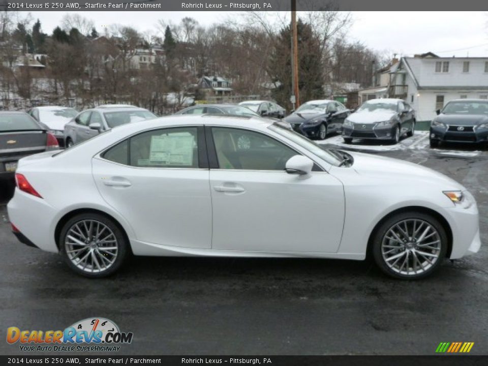 2014 Lexus IS 250 AWD Starfire Pearl / Parchment Photo #5