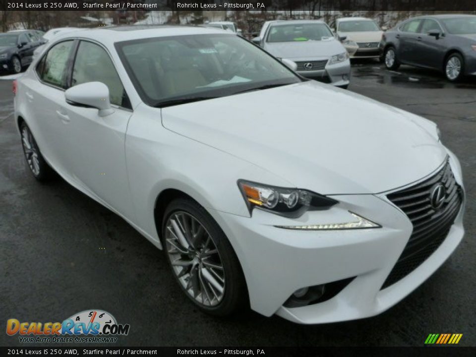 2014 Lexus IS 250 AWD Starfire Pearl / Parchment Photo #6
