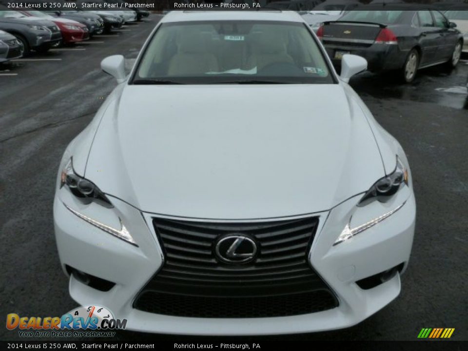 2014 Lexus IS 250 AWD Starfire Pearl / Parchment Photo #7