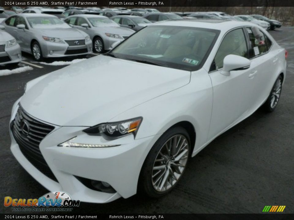 2014 Lexus IS 250 AWD Starfire Pearl / Parchment Photo #8