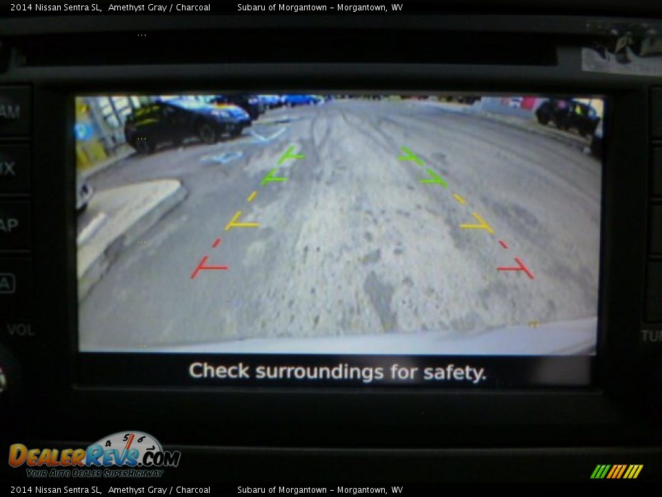2014 Nissan Sentra SL Amethyst Gray / Charcoal Photo #18