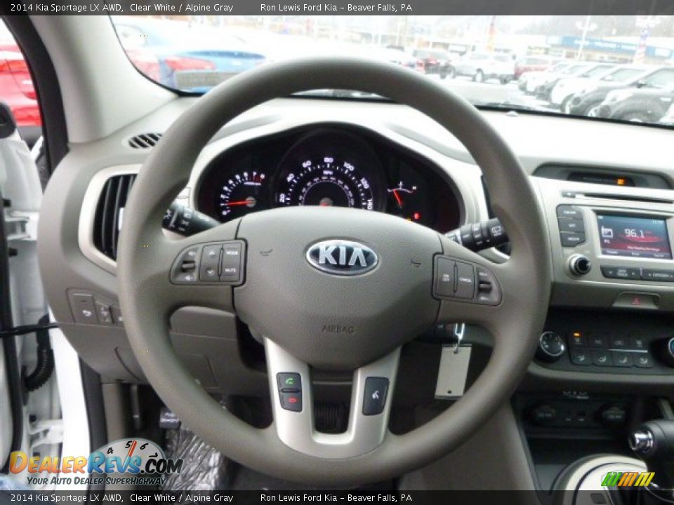 2014 Kia Sportage LX AWD Steering Wheel Photo #19