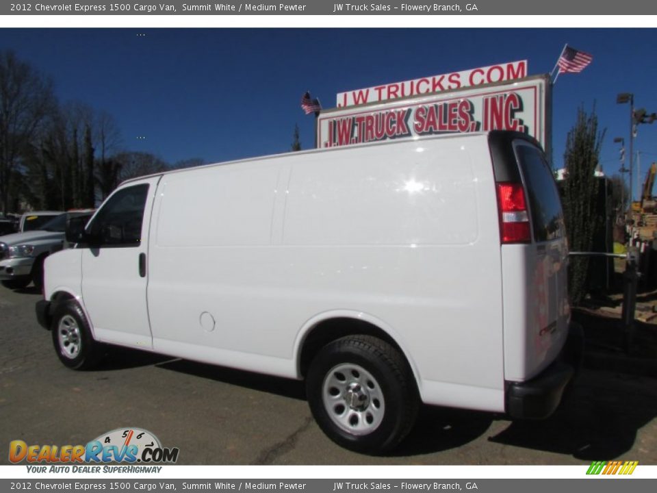 2012 Chevrolet Express 1500 Cargo Van Summit White / Medium Pewter Photo #20