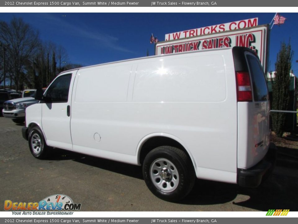2012 Chevrolet Express 1500 Cargo Van Summit White / Medium Pewter Photo #5