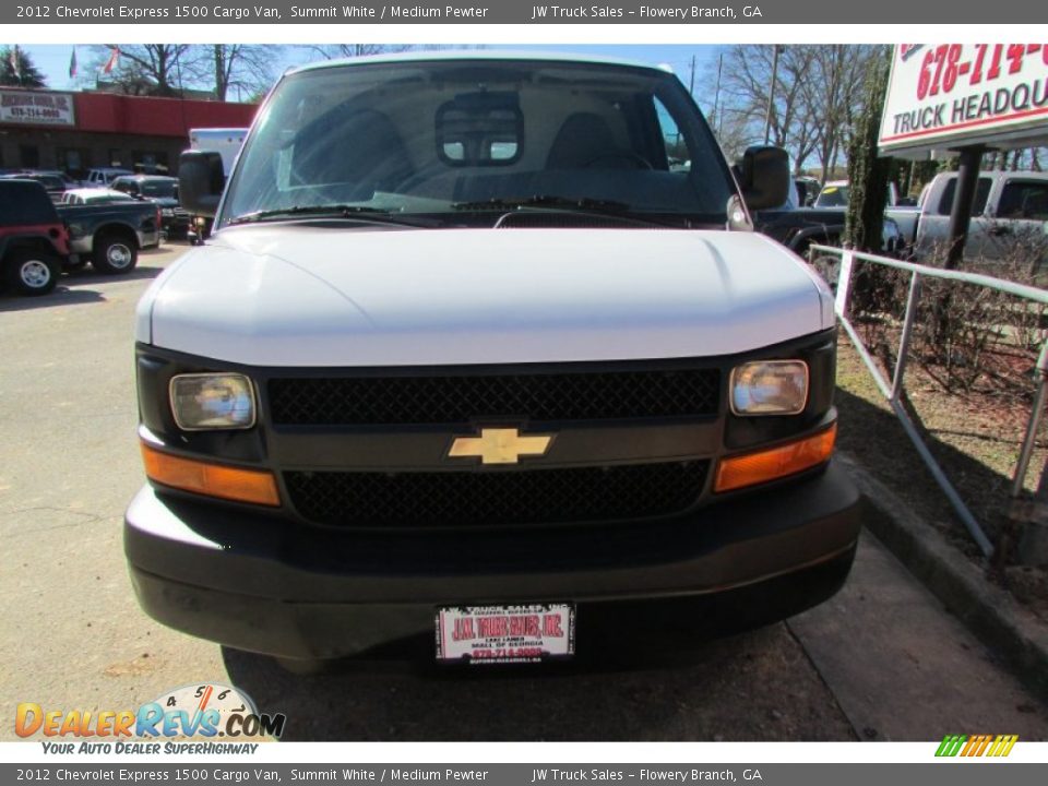 2012 Chevrolet Express 1500 Cargo Van Summit White / Medium Pewter Photo #13
