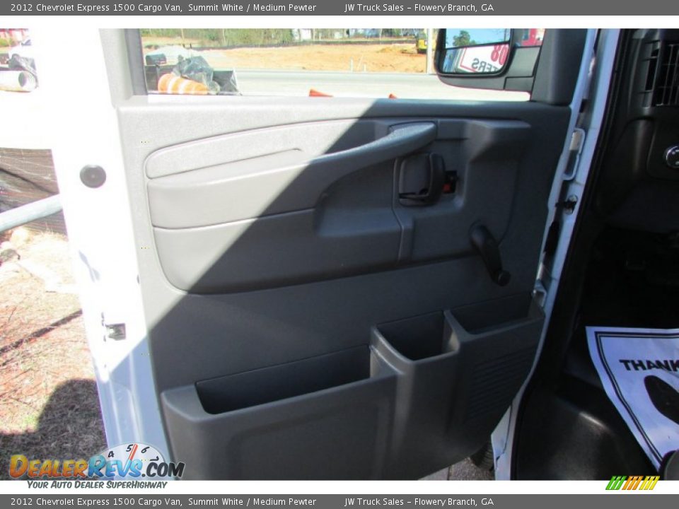 2012 Chevrolet Express 1500 Cargo Van Summit White / Medium Pewter Photo #14