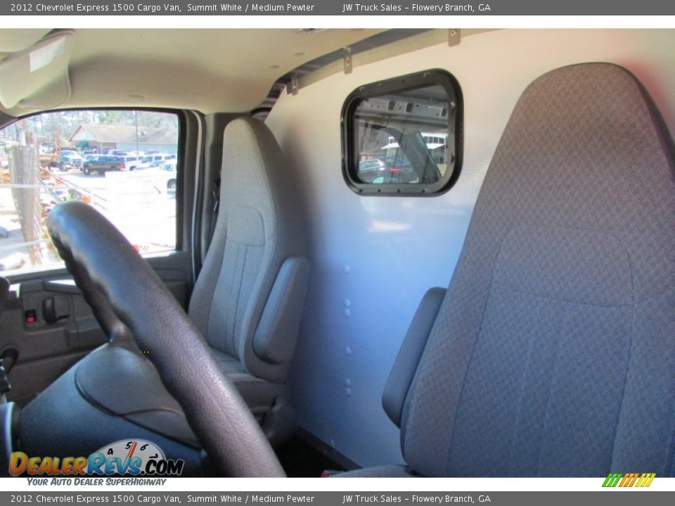 2012 Chevrolet Express 1500 Cargo Van Summit White / Medium Pewter Photo #16
