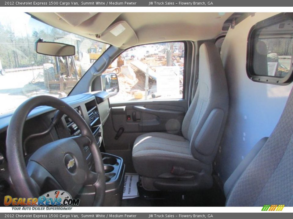 2012 Chevrolet Express 1500 Cargo Van Summit White / Medium Pewter Photo #17