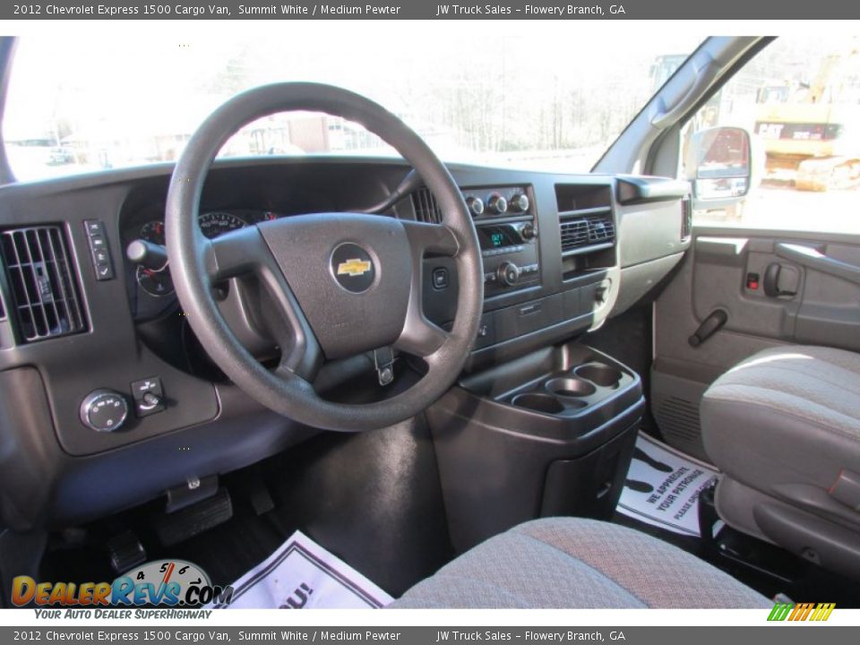 2012 Chevrolet Express 1500 Cargo Van Summit White / Medium Pewter Photo #18