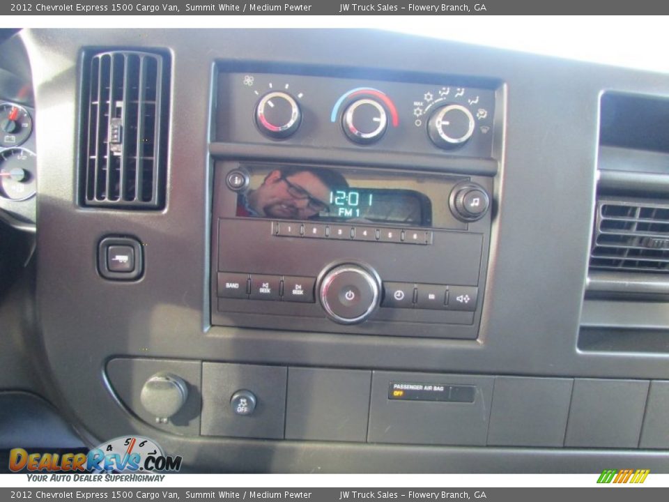 2012 Chevrolet Express 1500 Cargo Van Summit White / Medium Pewter Photo #25