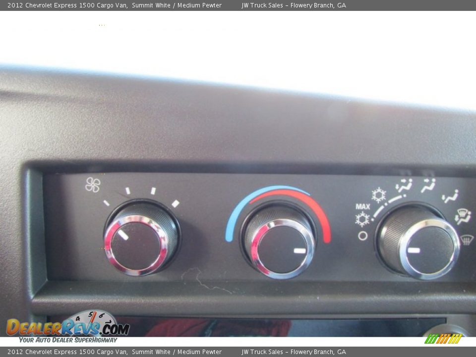 2012 Chevrolet Express 1500 Cargo Van Summit White / Medium Pewter Photo #26