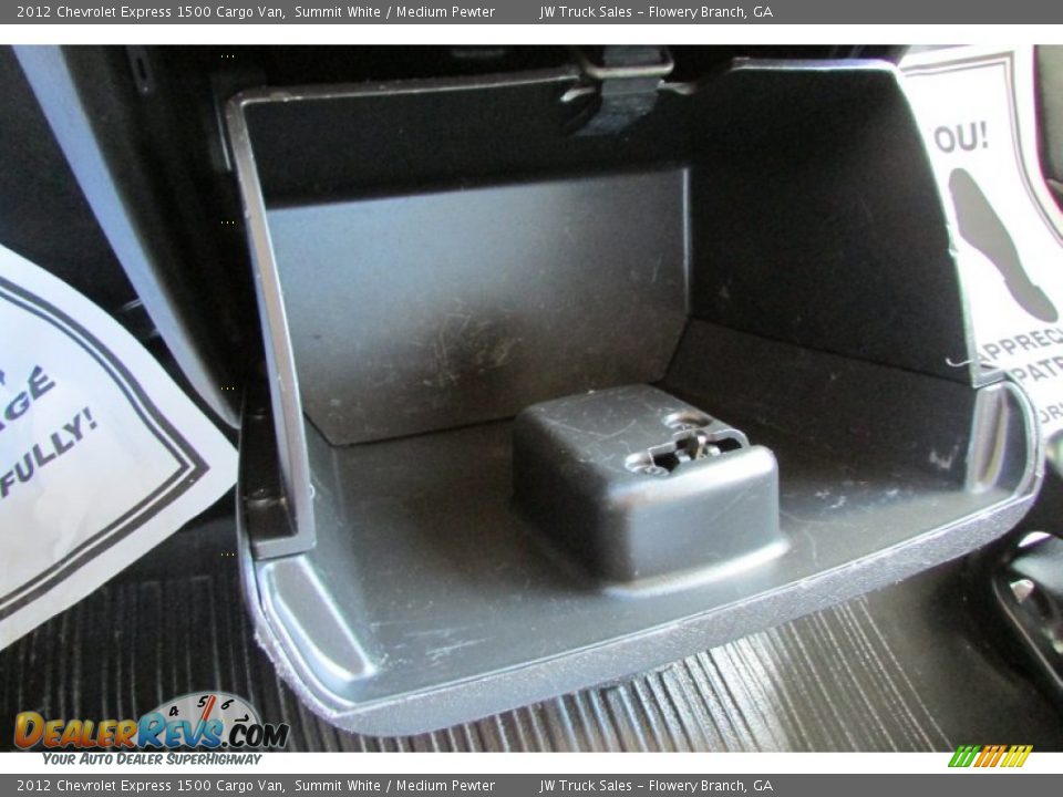 2012 Chevrolet Express 1500 Cargo Van Summit White / Medium Pewter Photo #32