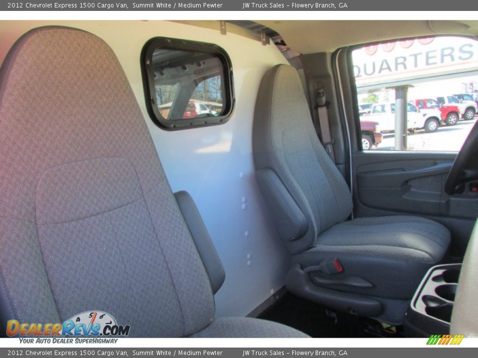 2012 Chevrolet Express 1500 Cargo Van Summit White / Medium Pewter Photo #35